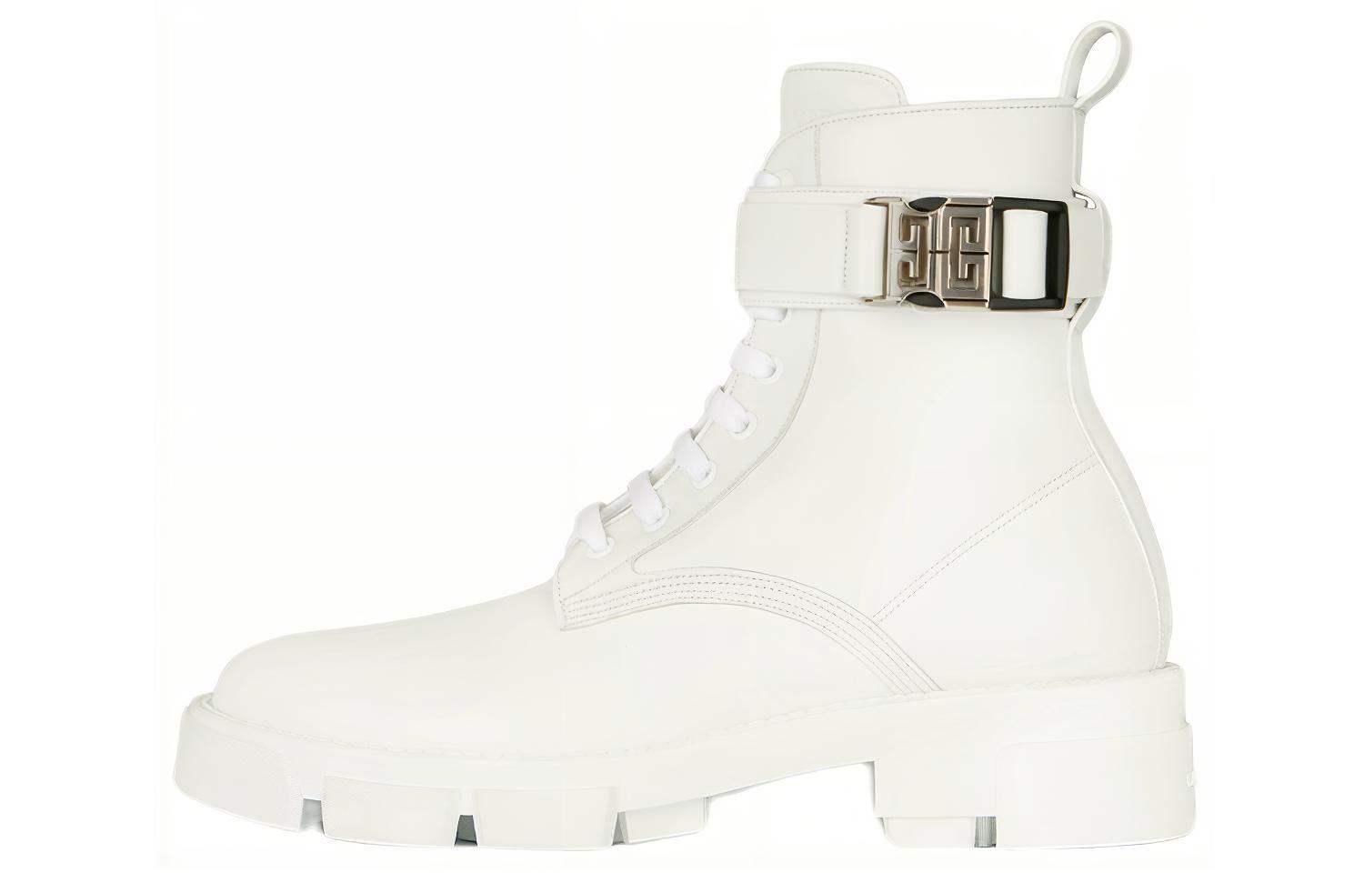(Women) Givenchy Terra Boots White Leather BE603PE1AJ-100