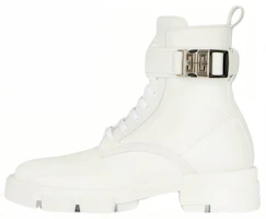 (Women) Givenchy Terra Boots White Leather BE603PE1AJ-100 (Women) Givenchy Terra Boots White Leather BE603PE1AJ-100
