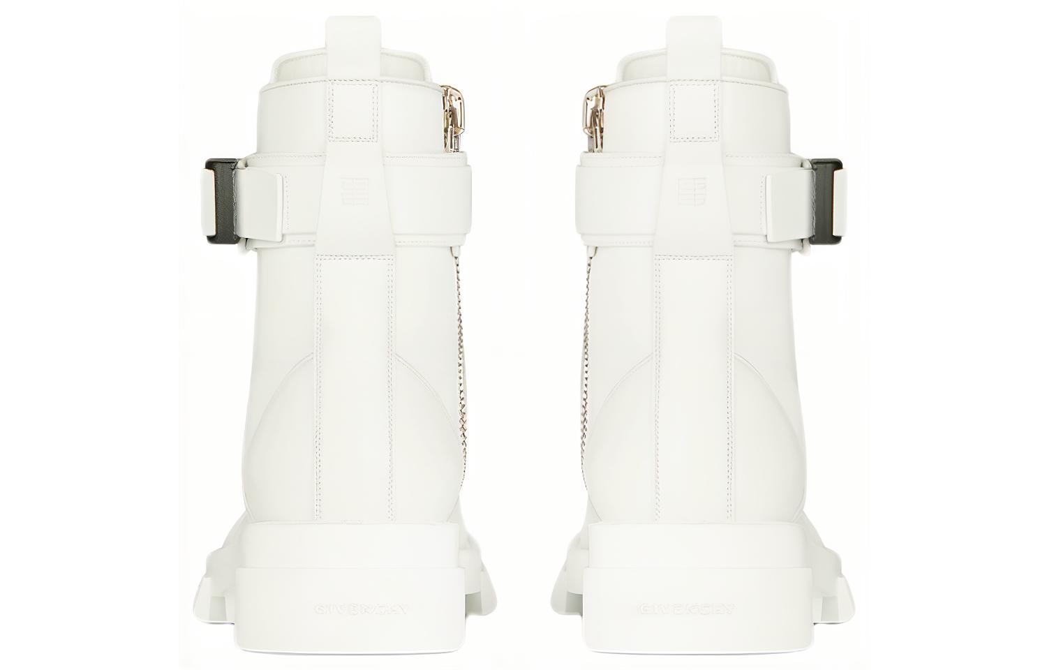 Shop (Women) Givenchy Terra Boots White Leather BE603PE1AJ-100