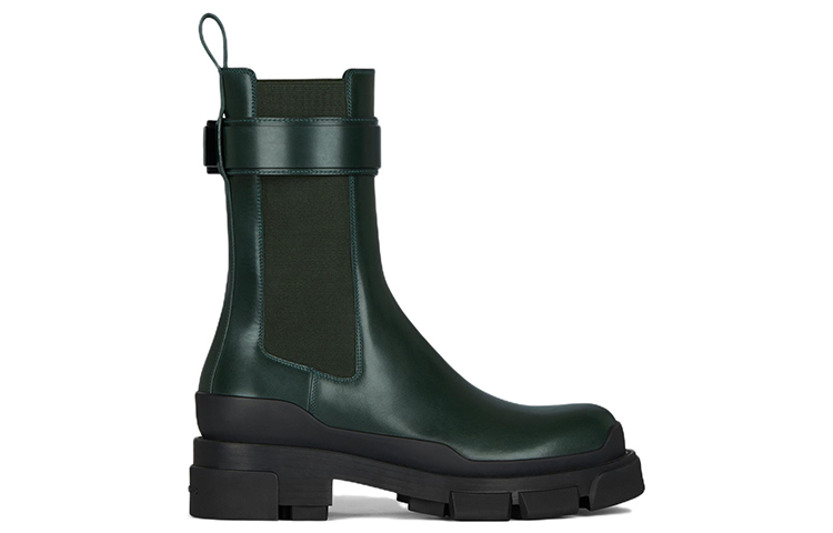 (W) Givenchy Terra Leather Chelsea Boot 'Green' 圖 2