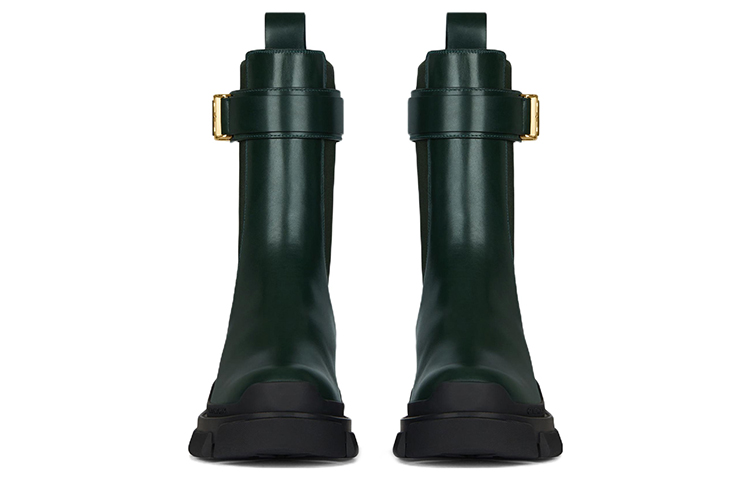 (W) Givenchy Terra Leather Chelsea Boot 'Green' 圖 3