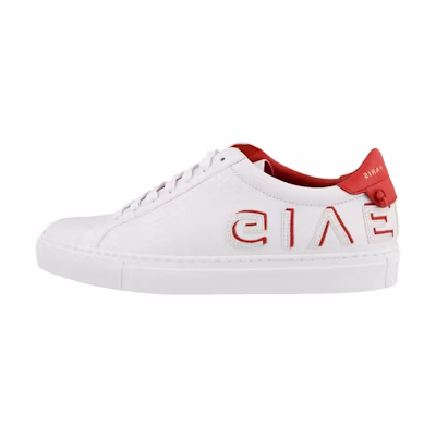 (W) Givenchy Urban Street Low 'Reverse Logo - White Red'