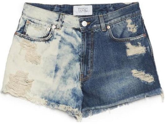 (W) ジバンシィ ヴィンテージ ストレート デニム ショーツ ブルー カジュアル BW50J550JQ-415 Order (W) ジバンシィ ヴィンテージ ストレート デニム ショーツ ブルー カジュアル BW50J550JQ-415