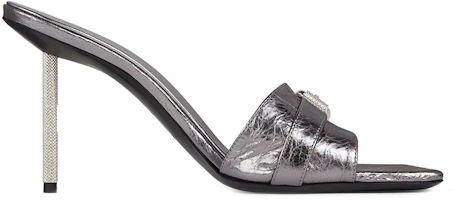 Order GIVENCHY紀梵希 Voyou 皮革 露指細跟 時尚涼鞋 9cm 女款 銀色
