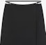 Details for (W) GIVENCHY Voyou SS24 Hitam Skirt Midi Kasual Pinggang Sederhana. BW40TR14L1-001