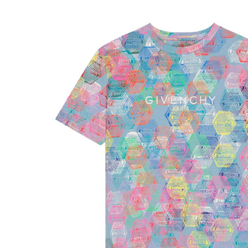 Details for (W) GIVENCHY x BSTROY FW22 六角形補丁印花T恤 多色款 BW709Y3Y9C-960