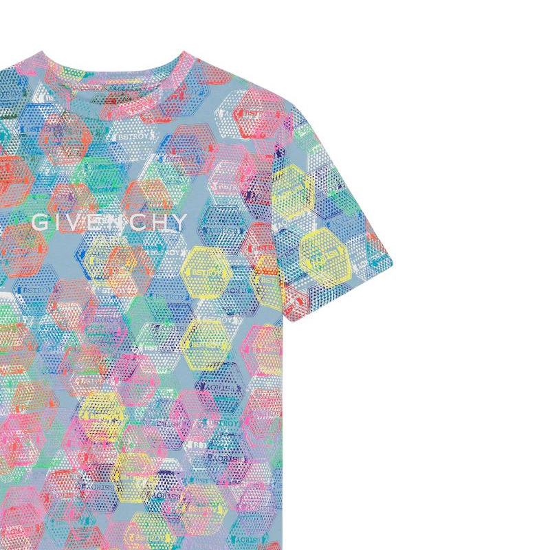 Sizing (W) GIVENCHY x BSTROY FW22 六角形補丁印花T恤 多色款 BW709Y3Y9C-960