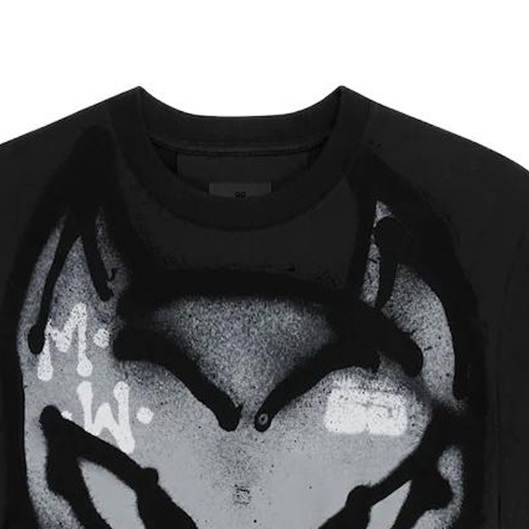 (Women) GIVENCHY Chito  Black Dog Print Crewneck T-Shirt. BW707Z3ZAK-001 圖 7