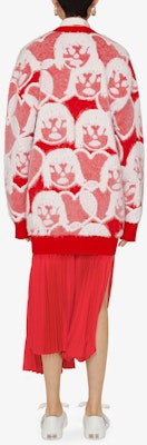 (W) Givenchy x Chito FW21 Sweater Oversized Graffiti Doll Heart Wanita Merah. BW90D44ZAN-616 Shop (W) Givenchy x Chito FW21 Sweater Oversized Graffiti Doll Heart Wanita Merah. BW90D44ZAN-616