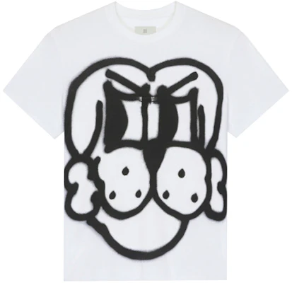 (W) Camiseta Blanca Givenchy x Chito SS22 de Algodón con Estampado de Perro. BW707Z3Z81-100 Order (W) Camiseta Blanca Givenchy x Chito SS22 de Algodón con Estampado de Perro. BW707Z3Z81-100