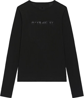 (W) Givenchy x Chito SS22 Kaos Lengan Panjang Hitam Cetak Huruf Cotton. BW70903Z7C-001 Order (W) Givenchy x Chito SS22 Kaos Lengan Panjang Hitam Cetak Huruf Cotton. BW70903Z7C-001