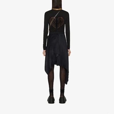 (W) Givenchy x Chito SS22 Kaos Lengan Panjang Hitam Cetak Huruf Cotton. BW70903Z7C-001 Shop (W) Givenchy x Chito SS22 Kaos Lengan Panjang Hitam Cetak Huruf Cotton. BW70903Z7C-001