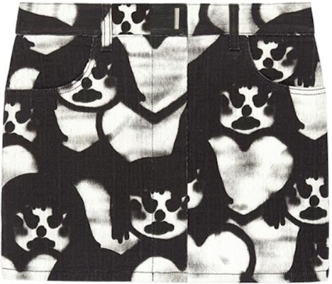 (W) ジバンシィ x チト SS22 フローラル ミッドライズ デニムスカート レディース ブラック BW40J350QJ-116 Buy (W) ジバンシィ x チト SS22 フローラル ミッドライズ デニムスカート レディース ブラック BW40J350QJ-116