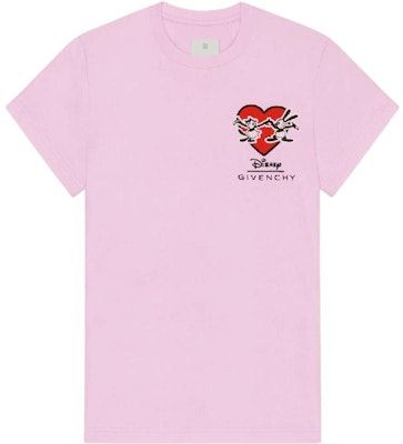 (W) ギヴァンシー×ディズニー ピンク ハート刺繍Tシャツ SS23 BW70AS3YBA-681 Buy (W) ギヴァンシー×ディズニー ピンク ハート刺繍Tシャツ SS23 BW70AS3YBA-681