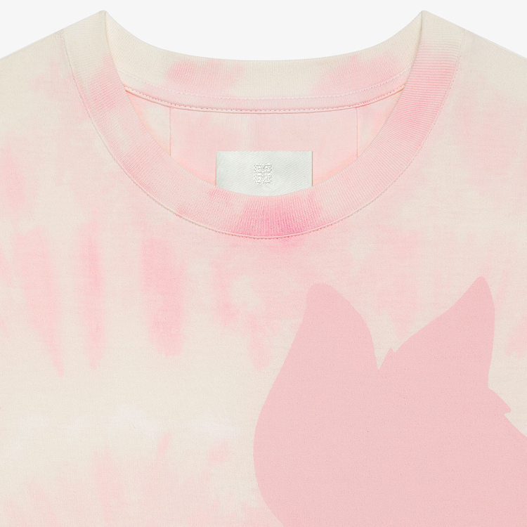 Lookbook (W) 纪梵希 x 迪士尼小鹿斑比粉色扎染印花圆领T恤 BW709Y3YFT-149