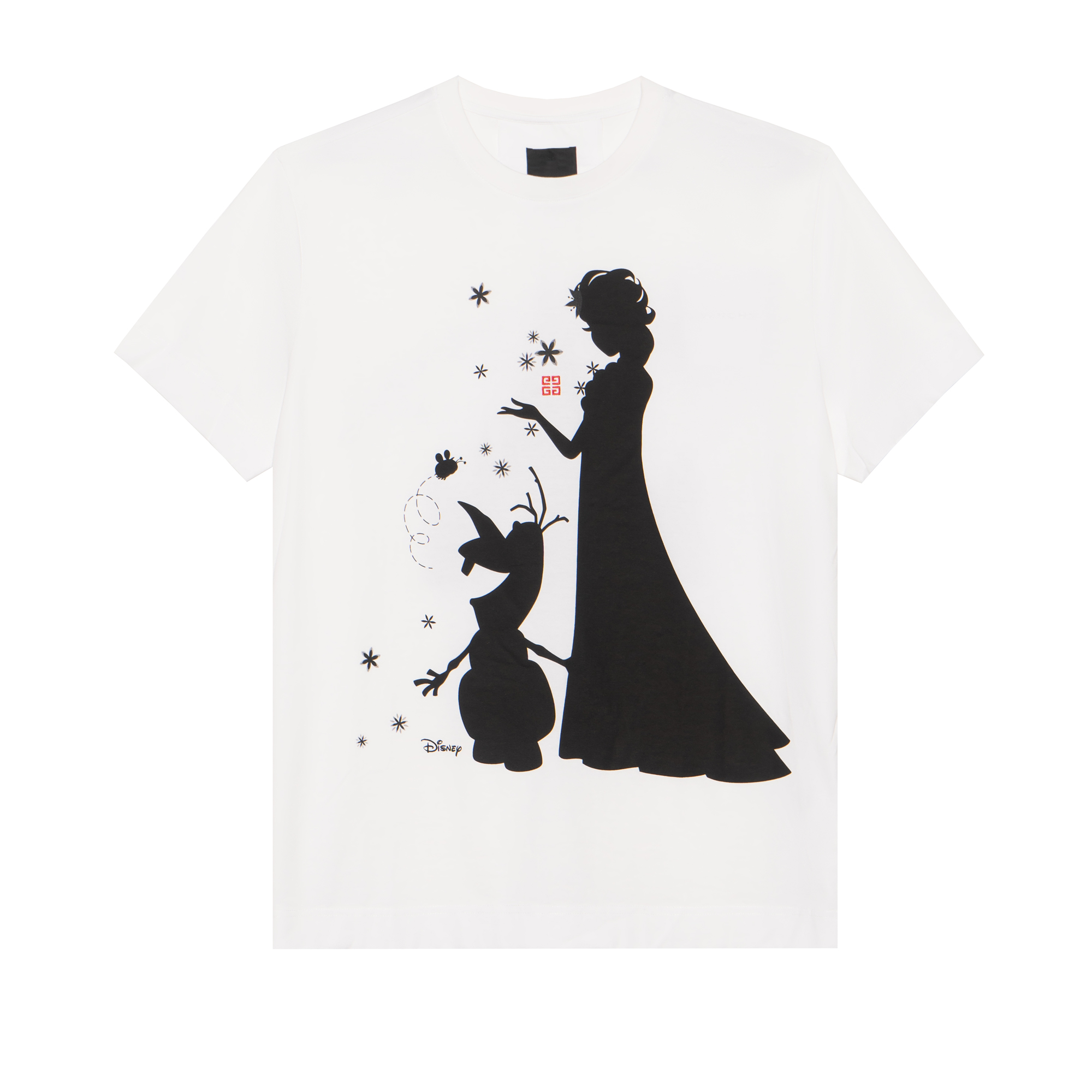 (Women) Givenchy Disney SS22 Princess Print White  Graphic Tee BW709Y3ZAU-100