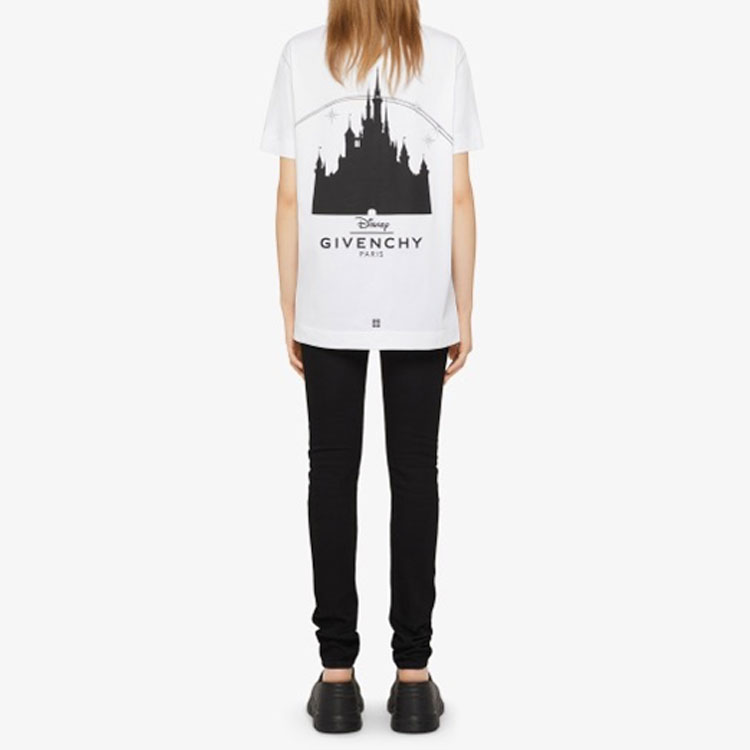 (Women) Givenchy Disney SS22 Princess Print White  Graphic Tee BW709Y3ZAU-100 圖 5