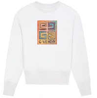 (Women) GIVENCHY x Josh Smith SS22 Logo Print Crewneck Sweatshirt White BWJ0213Z96-100 (Women) GIVENCHY x Josh Smith SS22 Logo Print Crewneck Sweatshirt White BWJ0213Z96-100