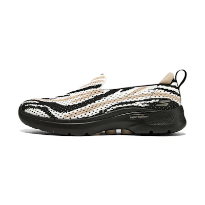 (W) Skechers GO WALK 6 DVF 'Black White'