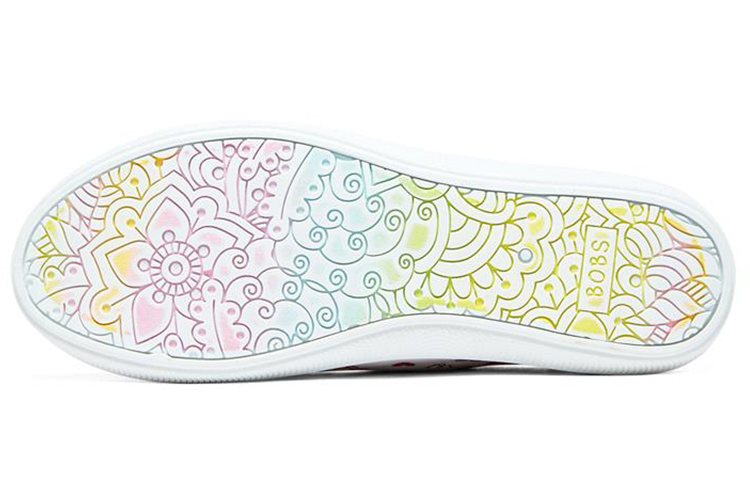 (W) Skechers Goldcrown Bobs B Cool Low-Top Sneakers /Red 'White' 圖 5