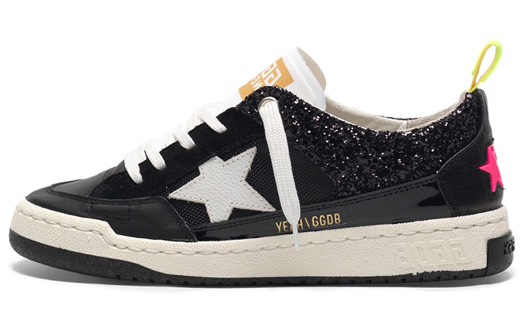 (Women) Golden Goose 'Black Star Detail' G36WS602.A2