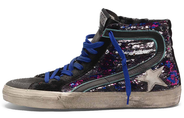(Women) Golden Goose 'Blue Sequin' G35WS595.A40