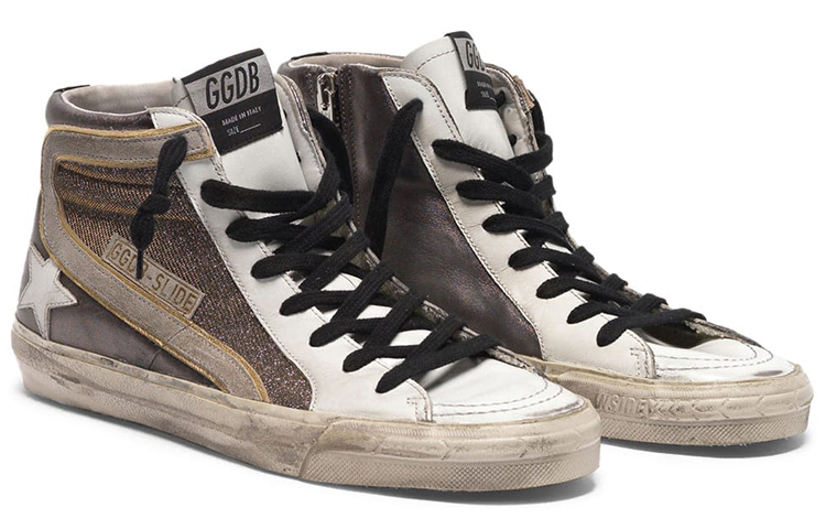 (W) Golden Goose 'Brown White with Shimmering Insets' 圖 2