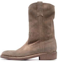 (Women) Golden Goose 'Grey Suede Biker Boots' GWF00153.F000677.55356 (Women) Golden Goose 'Grey Suede Biker Boots' GWF00153.F000677.55356