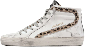 (Women) Golden Goose 'Leopard Lace White Pony Hair' F35WS595.A68 (Women) Golden Goose 'Leopard Lace White Pony Hair' F35WS595.A68