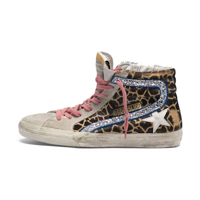 (W) Golden Goose 'Leopard Print'