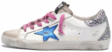 (Women) Golden Goose 'Metallic Star Glitter Heel White' G35WS590.P10 (Women) Golden Goose 'Metallic Star Glitter Heel White' G35WS590.P10