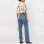 Shop (W) Golden Goose Jeans Biru Mid-Rise Straight-Leg Minimalis GWP00844P00062150100