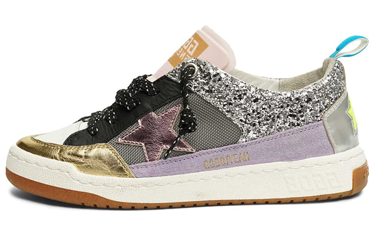 (Women) Golden Goose 'Silver Star Mesh Detail' G36WS602.A3