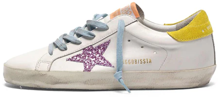 (Women) Golden Goose 'White & Yellow Heel' G36WS590.T20 (Women) Golden Goose 'White & Yellow Heel' G36WS590.T20