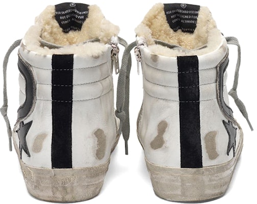 (W) Golden Goose 'Cuero Blanco con Forro de Piel de Oveja' G35WS595.A41 Lookbook (W) Golden Goose 'Cuero Blanco con Forro de Piel de Oveja' G35WS595.A41