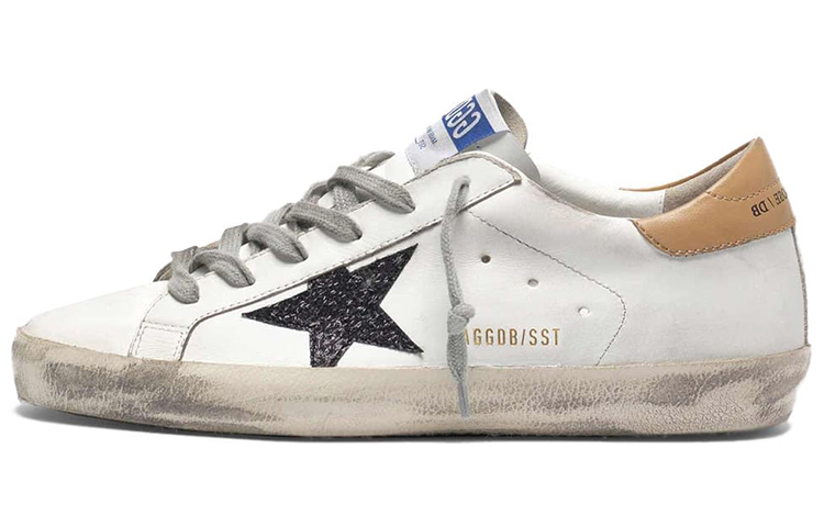 (Women) Golden Goose 'White Sparkle Star' G35WS590.O82