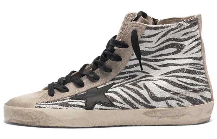 (Women) Golden Goose 'Zebra Stripe' G35WS591.B92