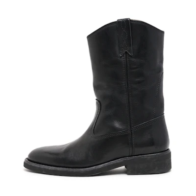 (W) Golden Goose Ankle Boot 'Black Leather'