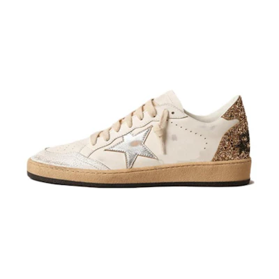 (W) Golden Goose Ball Star 'Beige Distressed'