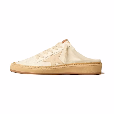 (W) Golden Goose Ball Star 'Beige Mule'