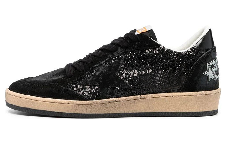 (W) Golden Goose Ball Star 'Black Brown Distressed'