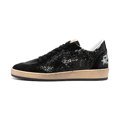 (W) Golden Goose Ball Star 'Black Brown Distressed'