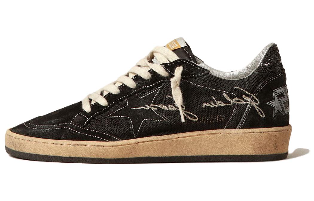 (Women) Golden Goose Ball Star 'Black Leather Low-Top' GWF00117.F004040.90100