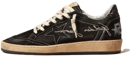 (Women) Golden Goose Ball Star 'Black Leather Low-Top' GWF00117.F004040.90100 (Women) Golden Goose Ball Star 'Black Leather Low-Top' GWF00117.F004040.90100