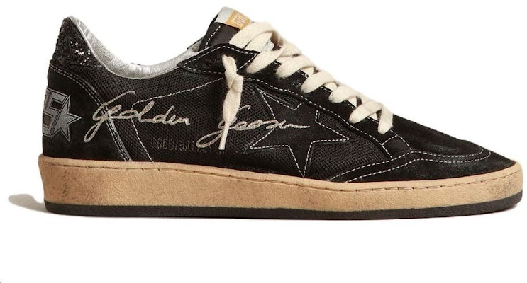 (Women) Golden Goose Ball Star 'Black Leather Low-Top' GWF00117.F004040.90100 Order (Women) Golden Goose Ball Star 'Black Leather Low-Top' GWF00117.F004040.90100