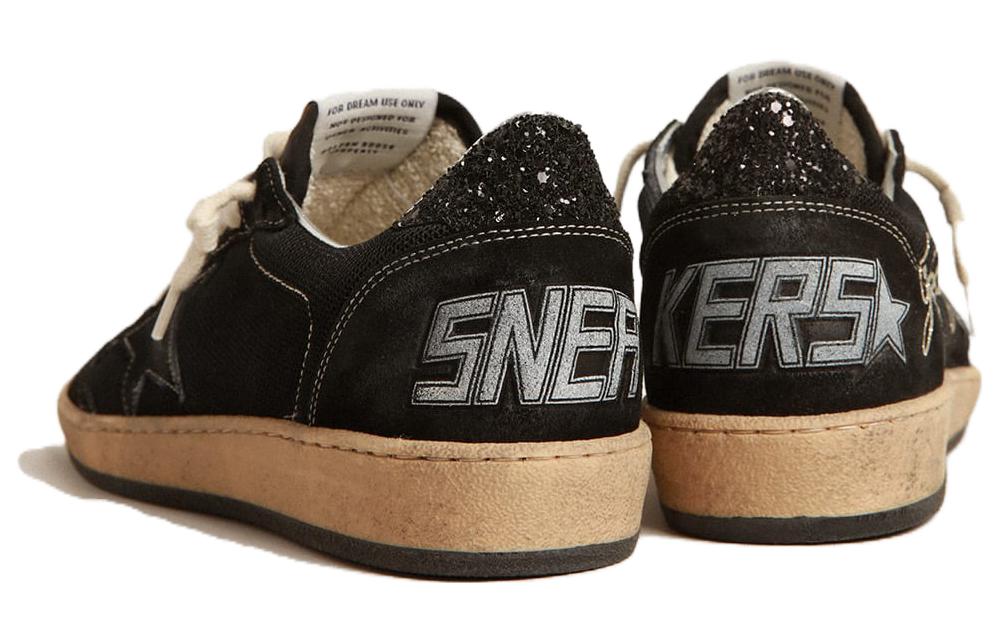 Shop (Women) Golden Goose Ball Star 'Black Leather Low-Top' GWF00117.F004040.90100