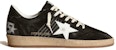 (W) Golden Goose Ball Star 'Hitam Rendah-Atas' GWF00117.F003246.80203