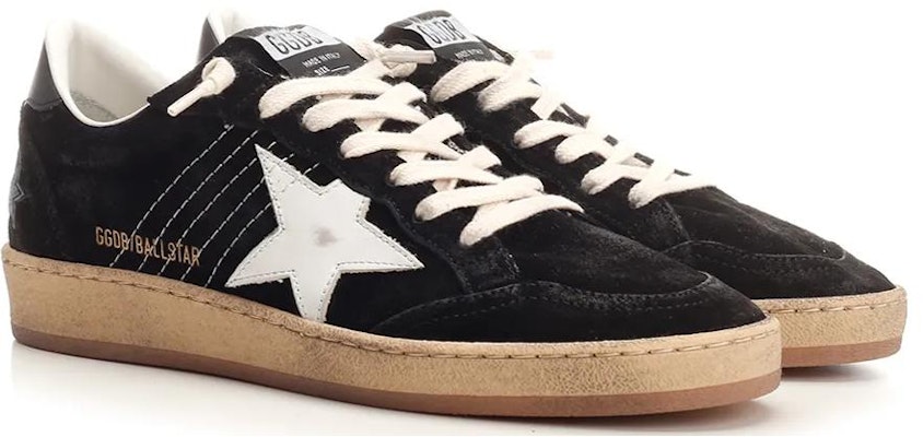 (W) Golden Goose Ball Star 'Hitam Rendah-Atas' GWF00117.F003246.80203 Shop (W) Golden Goose Ball Star 'Hitam Rendah-Atas' GWF00117.F003246.80203
