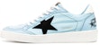 (W) Golden Goose Ball Star 'Kulit Anak Lembu Biru Kasut Rendah' GWF00117.F004392.50770