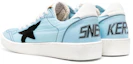 Shop (Women) Golden Goose Ball Star 'Blue Calf Leather Low-Top' GWF00117.F004392.50770
